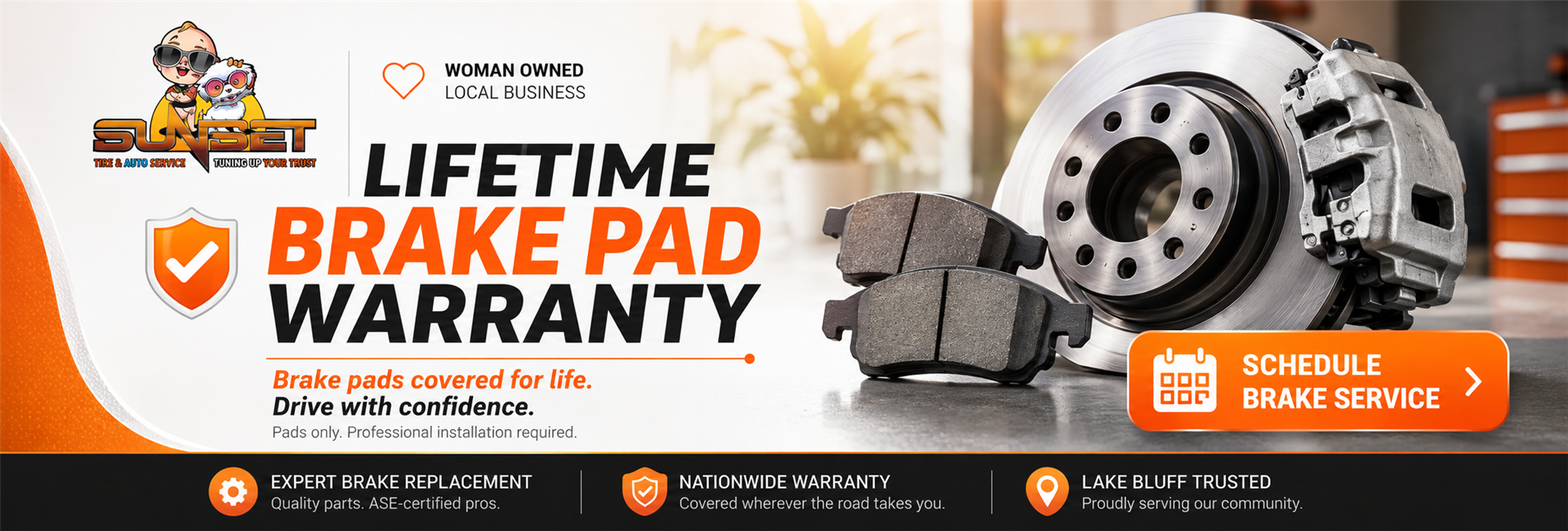 lifetime brake pads